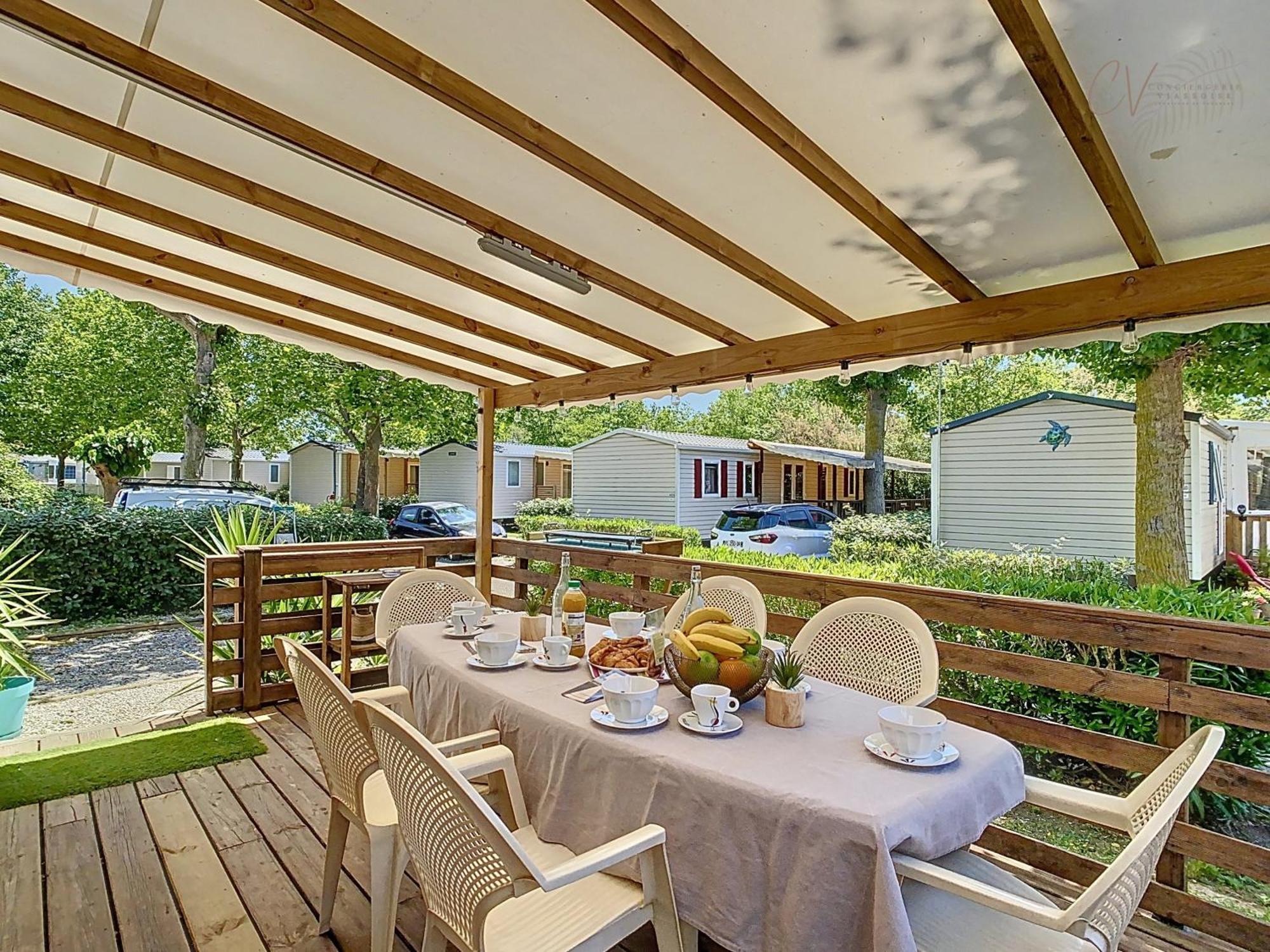 ויאס Grand Mobil Home 3Chbr 2Sdb Camping La Carabasse מראה חיצוני תמונה
