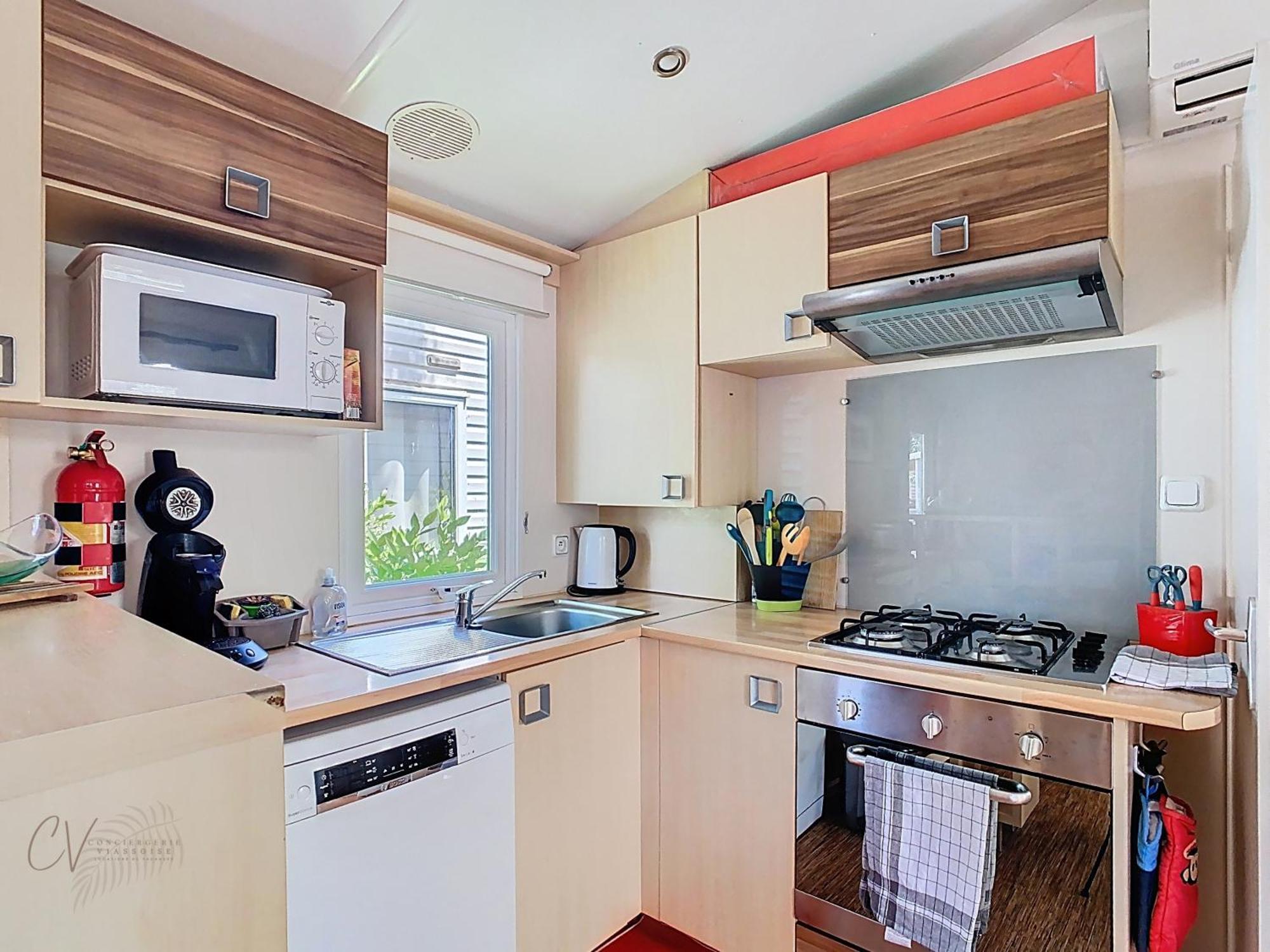 ויאס Grand Mobil Home 3Chbr 2Sdb Camping La Carabasse מראה חיצוני תמונה