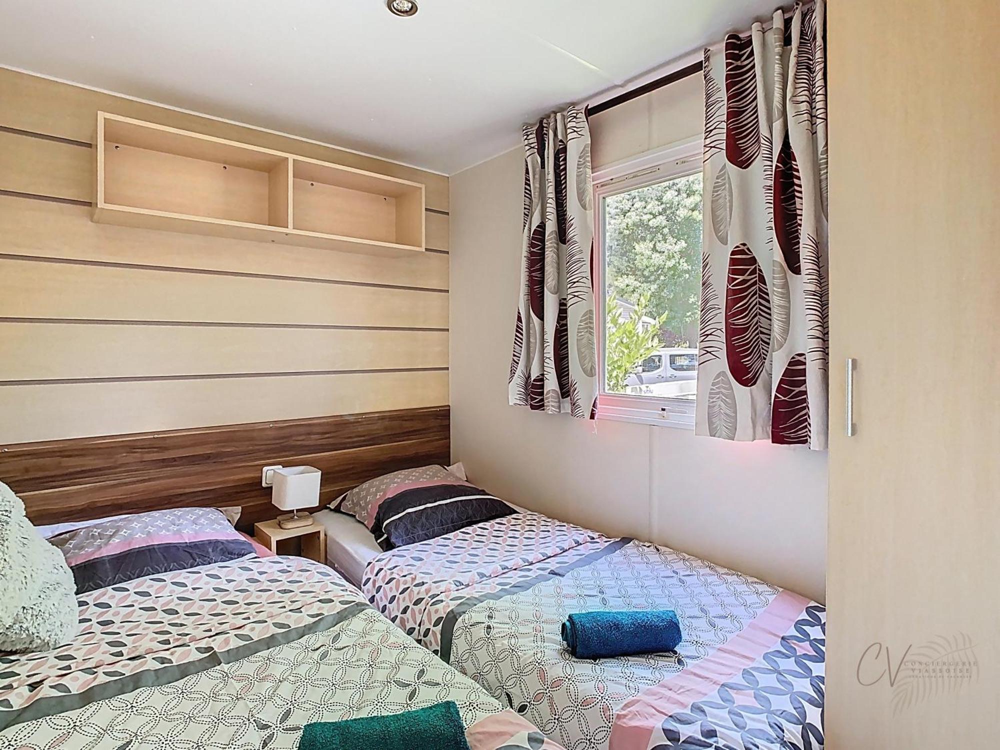 ויאס Grand Mobil Home 3Chbr 2Sdb Camping La Carabasse מראה חיצוני תמונה